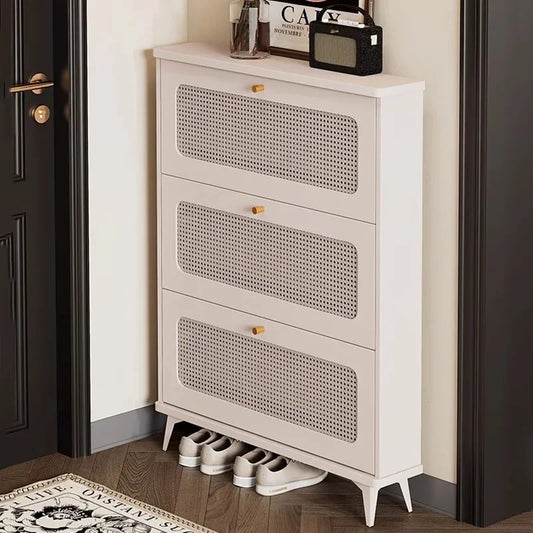 Gabinete de zapatos Vertical moderno, Zapatero de almacenamiento de pasillo ajustable portátil, organización del hogar, muebles para el hogar Schuhschrank
